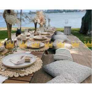 Handmade Flower Style Natural Maize <b>Table</b> Dining Placemats for Parties and Kitchenware from Vietnam - Product Image 5