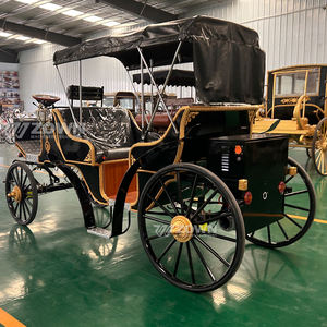 Carruaje de caballos eléctrico real de boda personalizado con 4 ruedas Capacidad de 4-6 personas para hacer turismo - Product Image 2