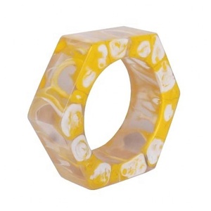 Comedor, boda, cumpleaños, Navidad, Pascua, Halloween, Acción de Gracias, fiesta de mesa, anillo de servilletero de resina - Product Image 3