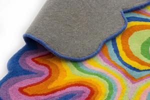 Tapis en laine beige moderne Love Is Home, couleur unie, antidérapant, écologique, adapté aux animaux domestiques, résistant aux taches, lavable, tufté à la main, moyen - Product Image 5