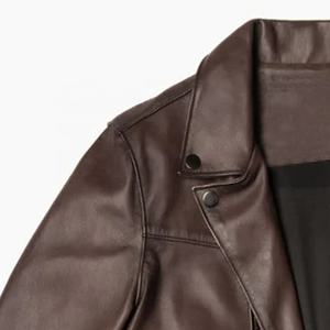 Chaquetas Personalizadas para Hombre de Secado Rápido, Último Diseño, Material Suave, Chaqueta de Cuero Genuino de la Mejor Calidad para Hombre - Product Image 3