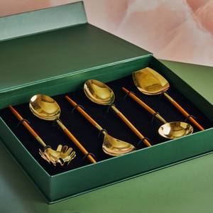 New Arrival Fantastic Quality Premium 6-Piece Serving Spoon Set Housewarming <b>Gift</b> /<b>Gift</b> For New Kitchen - Product Image 6