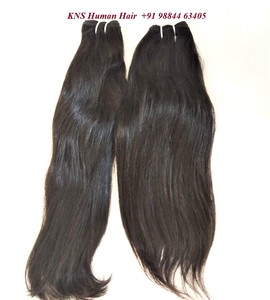 Peluca de cabello humano indio para mujer, cabello Virgen sin procesar, con cutícula alta calificada, económico, 100% - Product Image 3