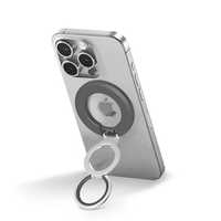 Support magnétique double face pour téléphone, rotation à 360 degrés, avec anneau de maintien pour doigt, idéal pour bureau, voyage et voiture