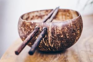 TIPOS VERSÁTIL ARTESANÍA Tazón de masa de madera hecho a mano para frutas o ensaladas Tazón de granja rústico vintage de alta calidad - Product Image 6
