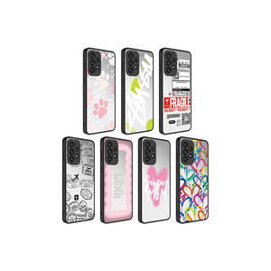 Coque de téléphone pour Samsung Galaxy A73 NXXA, motif miroir, protection de l'appareil photo, dos brillant, anti-traces de doigts, silicone, compatible A71 A72 - Product Image 3