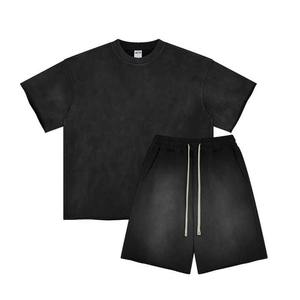 Short <b>Sets</b> <b>for</b> <b>Men</b> Outfit Two Piece Short <b>Set</b> <b>Men</b> Shorts T-shirt Street Casual 2 Piece T Shirt <b>Men's</b> <b>Sets</b> Custom Contrast Color - Product Image 4