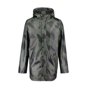 Chaquetas Impermeables de Lona para Hombre, Talla Grande, Casuales, Sólidas, para Caza al Aire Libre, con Cierre de Cremallera y Logotipo Personalizado, para Otoño - Product Image 1