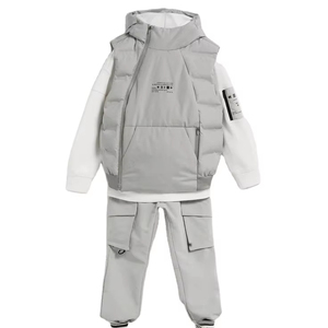 Survêtement Homme Panneau Contraste Pour Streetwear Décontracté - Product Image 1