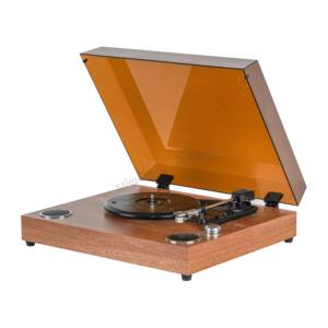 Tourne-disque <span class=keywords><strong>vinyle</strong></span> à entraînement direct haut de gamme <span class=keywords><strong>Bluetooth</strong></span> et <span class=keywords><strong>USB</strong></span> vers PC Enregistrement DJ Gramophone - Product Image 1