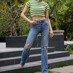Top corto para mujer superventas moda de verano diseño personalizado duradero al por mayor de Pakistán - Product Image 4
