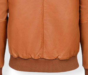 Veste en cuir de moto à col montant style High Street pour hommes et femmes avec décoration brodée - Product Image 6