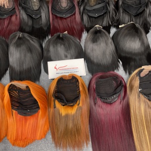 SUPER VENTE!!! Perruque Bob extension de cheveux humains os perruque droite perruque vietnamienne cheveux couleurs en stock maintenant - Product Image 4