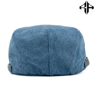 Boina de algodón informal ATLANTIC para hombre, sombrero de mezclilla Sun Ivy Golf, ajustable, personalizable para deportes de playa, fiesta, cuatro - Product Image 4