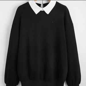 Logo personnalisé coton à manches longues femmes sweat-shirt de haute qualité vêtements décontractés durables pour l'hiver respirant plaine dames haut - Product Image 3