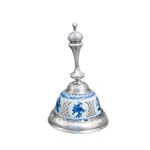 Campana de Navidad con acabado de oro antiguo, accesorios festivos para decoración del hogar, campanas colgantes de Metal, decoración de muñeco de nieve - Product Image 5