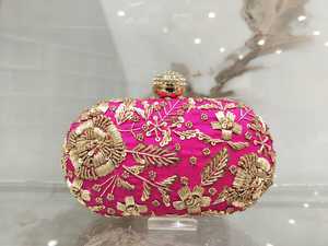 Bolso de mano elegante con cuentas de calidad superior para mujer, bolso de fiesta de noche, accesorio para invitados de boda, monedero elegante disponible al por mayor - Product Image 2