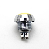 12 Mm Stainless Steel Tahan Air ABS12S-Q0 Bola Logam Tombol Switch