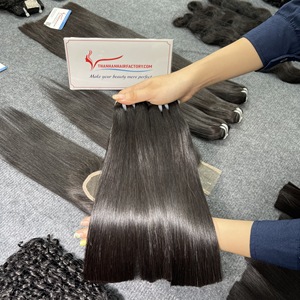 Vente en gros, extensions de cheveux humains vietnamiens de luxe, faisceaux de cheveux raides, extension de cheveux en trame - Product Image 3