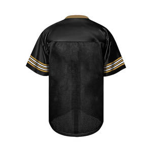 2025 maillot de football américain surdimensionné professionnel à manches courtes nouveau design respirant vêtements en gros - Product Image 3