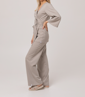Chemisier Cache-Cœur Décontracté de Qualité Supérieure en Coton, Polyester et Spandex, Uniformes de Spa, Tunique de Salon de Beauté à Col en V avec Logo Personnalisé