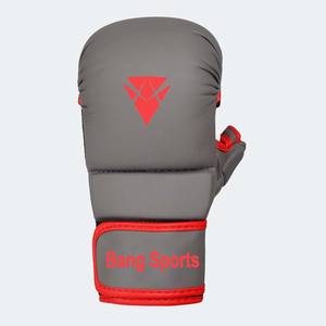 Guantes de Boxeo Profesionales de Cuero Genuino Personalizados al por Mayor, de Medio Dedo, con Correa de Muñeca Ajustable, Ligeros, Antideslizantes y que Absorben la Humedad - Product Image 2