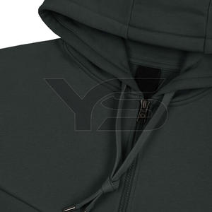 Sudadera con capucha sólida para hombre con bordado personalizado y serigrafía, abrigo de invierno de 300 gramos con cuello con capucha - Product Image 6
