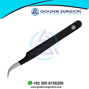 Pinzas Profesionales para Pestañas, Pinzas Curvas para Extensiones de Pestañas |   Instrumentos de Belleza con Logotipo Personalizado - Product Image 5