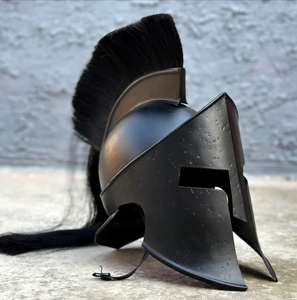Gladiateur Jouer Spartiate Casque Soldat Bataille Médiévale Costume Cosplay Grec Sparte Ancien Romain Corinthien Acier - Product Image 1