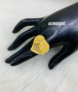 Bagues de fiançailles plaquées or rose un gramme à la mode bijoux de conception classique pour les fêtes de femmes - Product Image 1