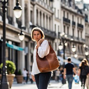 Wholesale Price Customisable Women's <b>Hobo</b> <b>Bags</b> Soft Cowhide Genuine <b>Leather</b> Handbag Eco-friendly Fashionable Design - Product Image 2