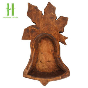 Cuenco de Madera de Lujo para Decoración del Hogar, Regalos de Pascua y Navidad, Hecho a Mano en Vietnam con Impresión de 3 Colores - Product Image 3