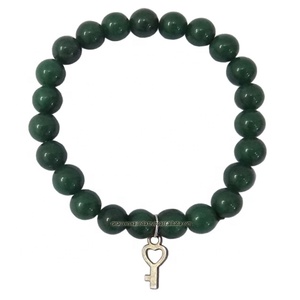 Bracelet de guérison en perles de cristal extensible avec clé pour femmes, hommes et filles - Product Image 1