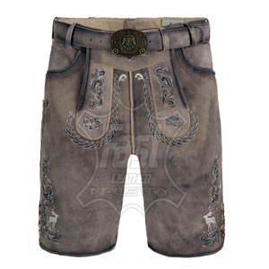 Pantalones Cortos Bávaros Lederhosen al por Mayor a Precio Económico, Pantalones Cortos Bávaros Lederhosen Tradicionales de Alta Calidad para Adultos - Product Image 1