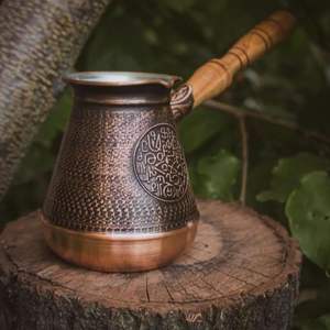 High Quality Brass Coffee Pot Offering Heat Retention Balanced Pouring Reliable Brewing Control for Enthusiasts Luxury Design - Product Image 3