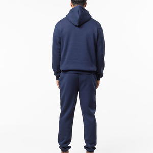 Fabricante de ropa, pantalones de chándal y sudaderas con capucha con dobladillo estrecho Unisex personalizado, traje de jogging, chándal en blanco de peso pesado para hombres - Product Image 5