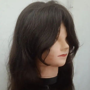 Perruques Lace Front sans colle avec cheveux humains naturels d'Inde - Product Image 1