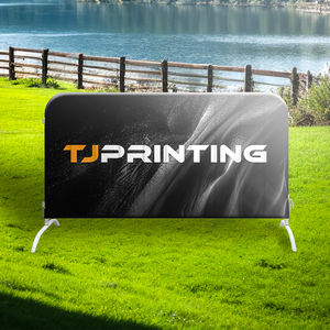 48時間配達スパンデックスバリケードメッシュ群衆制御バリアカバーカスタム印刷バナー - Product Image 3