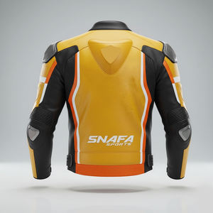 Fabricant professionnel de vestes en cuir de course de moto, haute qualité et prix bas, veste de moto pour hommes - Product Image 2