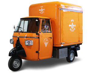 Tricycle Électrique pour Restauration Mobile, Chariot de Traiteur à Trois Roues, Résistant à la Rouille, Garantie 5 Ans, Café, Pizza, Tacos, Glaces, Snacks - Product Image 3