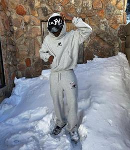 ชุดวอร์มผ้าฝ้ายขนาดใหญ่แนวสตรีทไซส์ใหญ่พิเศษแนวสตรีทพิมพ์ลายกราฟิกแนวสตรีทไซส์ใหญ่พิเศษสำหรับผู้ชาย - Product Image 3