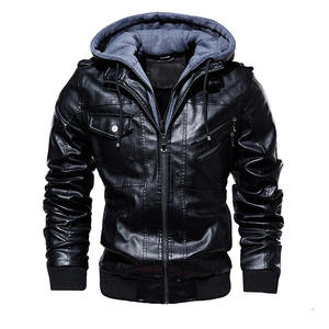แจ็กเก็ตหนังสำหรับผู้ชายเสื้อแจ็คเก็ตหนังขนแกะดีไซน์ใหม่ภายใน - Product Image 1