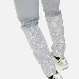 Của nam giới trùm đầu thể thao trống Tracksuit sweatsuit dài tay áo Full-Zip chạy bộ Sweatpants 2 mảnh chắp vá thể thao phù hợp với - Product Image 6