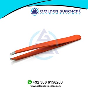 Manufacturer and Supplier of Salon <b>Tools</b> Cheap Price Slanted Eyebrow Tweezer Covered with Color <b>Silicon</b> Makeup <b>Tools</b> - Product Image 6