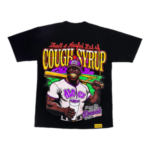 T-shirt pour homme Be$os Y2K Streetwear, 100% Coton de haute qualité, col rond, motif 'C'est vraiment beaucoup de sirop contre la toux' - Product Image 2