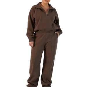 Conjunto de Sudadera con Capucha y Pantalones de Chándal Personalizados de Algodón 100% Felpa, Casuales, Bordados, Transpirables, Ecológicos, de Corte Holgado, Color Liso, para Jogging, con Logotipo - Product Image 5