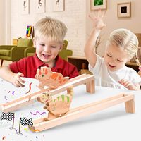 Rampe en bois dinosaure jouets 2 Pack grands jouets de dinosaure de marche pour 2 ans garçons filles dinosaure blocs cadeaux pour enfants âge 1 2 3