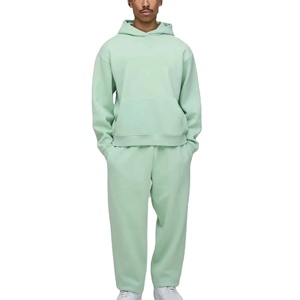 Chándal Personalizado para Hombre de Alta Calidad, 100% Algodón, Estilo Informal, Hombros Caídos, Transpirable, Ropa Urbana con Logotipo Personalizado - Product Image 5