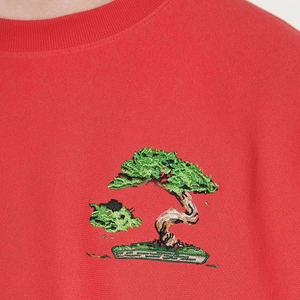 เสื้อสเวตเชิ้ตคอกลมผ้าฝ้ายพิมพ์ลายปักคุณภาพสูงสำหรับผู้ชาย รับผลิตแบบ ODM ขายส่งเสื้อสเวตเชิ้ตพื้นฐานงานปัก - Product Image 6