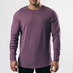 เสื้อยืดผู้ชายผ้าคอตตอน100% แห้งเร็วสำหรับผู้ชายเสื้อยืดคอกลมสำหรับใส่เดินถนนโลโก้ได้ตามต้องการ - Product Image 2